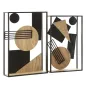 Półka ścienna PICASSY RET. Para 40x12x60 cm - 36x10x56 cm